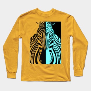 Zebra Psychedelic Long Sleeve T-Shirt